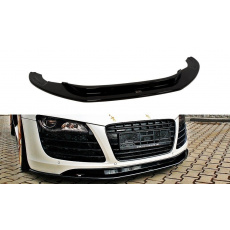 Maxton Design spoiler pod přední nárazník pro Audi R8 Mk1, černý lesklý plast ABS