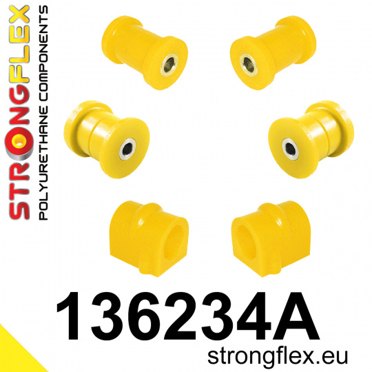 136234A: Strongflex Sada silentbloků předního zavěšení varianta SPORT
