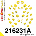 216231A: Strongflex Kompletní sada polyuretanových silentbloků pro zavěšení varianta SPORT