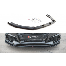 Maxton Design spoiler pod přední nárazník ver.4 pro Audi RS3 8V Facelift, černý lesklý plast ABS Maxton Design spoiler pod přední nárazník ver.4 pro Audi RS3 8V Facelift, černý lesklý plast ABS