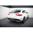 Maxton Design spoiler pod zadní nárazník s žebrováním pro Mercedes GLE Coupe C292 AMG 43, černý lesklý plast ABS