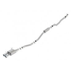 Borla Cat-Back výfukový systém "S-Type" typ 19 pro Honda Civic Si 1.5l Turbo s manuální převodovkou, FWD, 2-dvéř., r.v. 2017-2020, typ koncovek: chromové Borla Cat-Back výfukový systém "S-Type" typ 19 pro Honda Civic Si 1.5l Turbo s manuální převodovkou, FWD, 2-dvéř., r.v. 2017-2020, typ koncovek: chromové