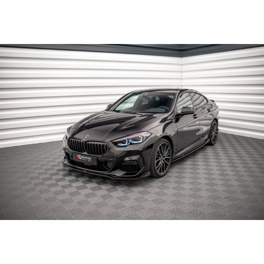 Maxton Design spoiler pod přední nárazník ver.3 pro BMW řada 2 Gran Coupe F44 (2019-)/M-Pack, černý lesklý plast ABS