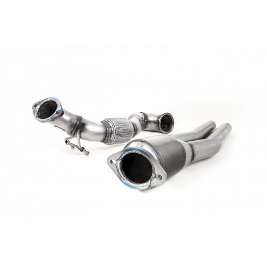 Milltek Sport downpipe a Hi-Flow sportovní katalyzátor pro Audi RSQ3 2.5T Sportback/SUV (s OPF/GPF) 2020-2024