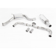 Milltek Sport homologovaný výfuk cat-back s rezonátorem pro Volkswagen Golf MK7.5 GTi (bez Performance Pack, bez GPF) 2017-2018, typ koncovek: JET-100 karbonové