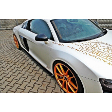 Maxton Design difuzory pod boční prahy pro Audi R8 Mk1, černý lesklý plast ABS Maxton Design difuzory pod boční prahy pro Audi R8 Mk1, černý lesklý plast ABS