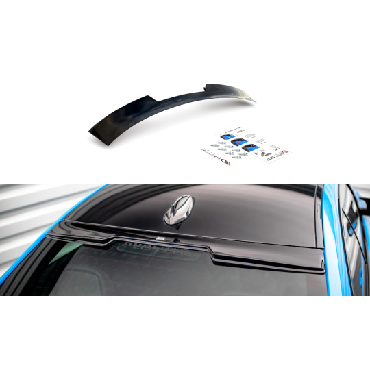 Maxton Design patka na zadní okno pro BMW M2 F87, černý lesklý plast ABS