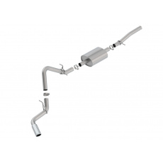 Borla Cat-Back výfukový systém "S-Type" typ 36 pro GMC Sierra 1500 5,3l V8 AT, 2&4WD, 2dv. REG. CAB Standard Bed WB 126", r.v. 2019-2020, typ koncovek: chromové Borla Cat-Back výfukový systém "S-Type" typ 36 pro GMC Sierra 1500 5,3l V8 AT, 2&4WD, 2dv. REG. CAB Standard Bed WB 126", r.v. 2019-2020, typ koncovek: chromové