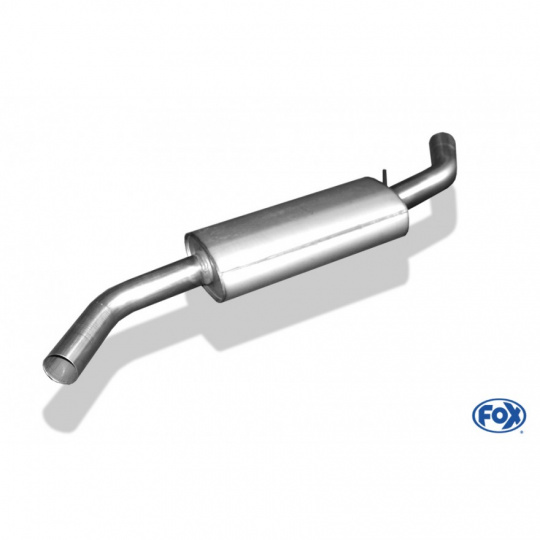 Fox Sportauspuff přední díl s tlumičem pro Volkswagen T4 s motorem 1.9, 1.9 D/TD, 2.0, 2.4 D, 2.5, 2.5 TDI, 2.8, průměr výf. vedení 63,5 mm
