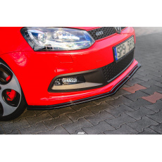 Maxton Design spoiler pod přední nárazník ver.2 pro Volkswagen Polo GTI Mk5, černý lesklý plast ABS Maxton Design spoiler pod přední nárazník ver.2 pro Volkswagen Polo GTI Mk5, černý lesklý plast ABS