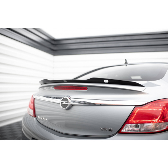 Maxton Design prodloužení spoileru pro Opel Insignia, černý lesklý plast ABS, OPC-Line