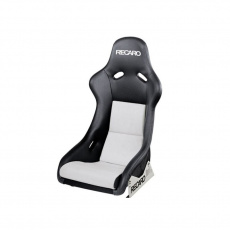 Sportovní skořepinová sedačka RECARO Pole Position (ABE), potah černá koženka/stříbrná Dinamica