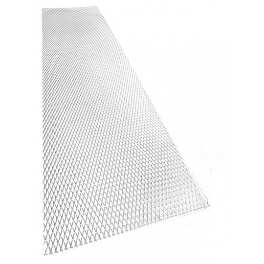 Hliníkový tahokov, kosočtverec, 100 x 25 cm - stříbrný, střední oka