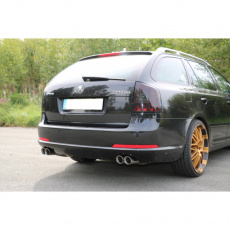 Fox Sportauspuff koncový tlumič výfuku s koncovkou 2x76 Typ 25 na obou stranách pro Škoda Octavia 1Z s motorem 2.0 RS, 2.0 TDI