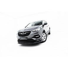 Maxton Design spoiler pod přední nárazník pro Opel Grandland Mk1, černý lesklý plast ABS