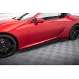 Maxton Design difuzory pod boční prahy pro Lexus LC, černý lesklý plast ABS