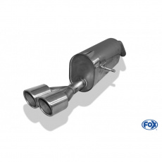 Fox Sportauspuff koncový tlumič výfuku s koncovkou 2x100 Typ 16 pro Peugeot 207 RC 2007- s motorem 1.6