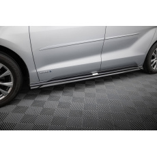 Maxton Design difuzory pod boční prahy pro Toyota Sienna Mk4, černý lesklý plast ABS