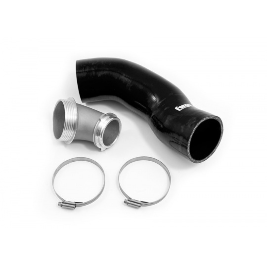 Forge Motorsport zvětšený vstup do turba pro Škoda Kodiaq RS s platformou MQB EVO a turbodmychadlem Garrett, 2021-, barva hadice: černá