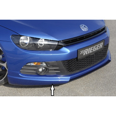 Rieger spoiler pod přední nárazník pro Volkswagen Scirocco 3 13 2-dvéř. před faceliftem, r.v. 08/08-04/14, plast ABS bez povrchové úpravy