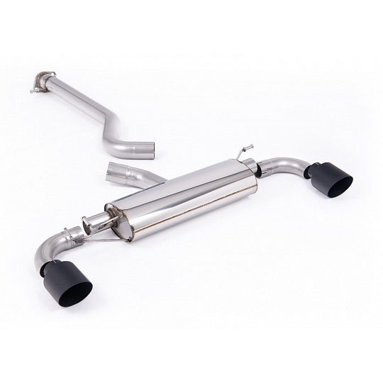 Milltek Sport výfukový systém OPF/GPF Back 3" / 76mm bez rezonátoru (hlasitější) pro Toyota Yaris Gen2 GR/GR Circuit Pack 1.6T (s OPF/GPF) 2025-, typ koncovek: GT-115 černé