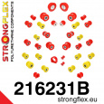 216231B: Strongflex Kompletní sada polyuretanových silentbloků pro zavěšení