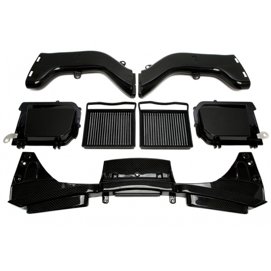 TA Technix karbonový kit sání Mercedes C (W205, 2016-2023)  AMG C43 (motor M276) 3.0 V6 BiT