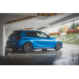 Maxton Design "Racing durability" difuzory pod boční prahy s křidélky pro BMW řada 1 F20 M135I, plast ABS bez povrchové úpravy, s červenou linkou