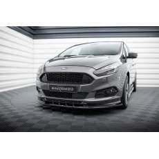 Maxton Design spoiler pod přední nárazník pro Ford S-Max Mk2, černý lesklý plast ABS, ST-Line Maxton Design spoiler pod přední nárazník pro Ford S-Max Mk2, černý lesklý plast ABS, ST-Line