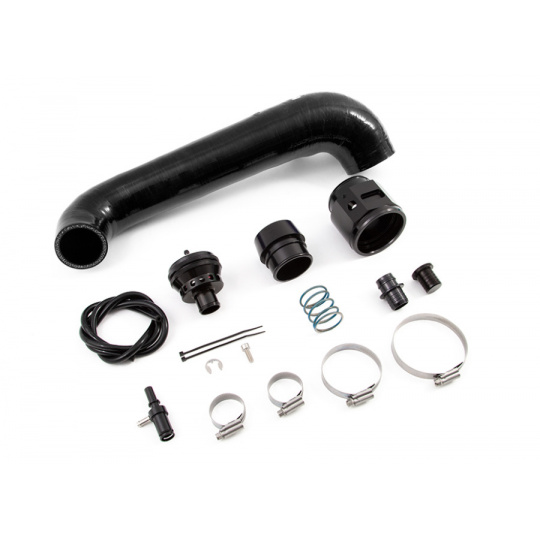 Forge Motorsport kompletní Blow Off Ventil (BOV) pro Seat Ibiza 6P Mk4.5 2015-2017 1.2/1.4 TSI, barva hadic: černá Forge Motorsport kompletní Blow Off Ventil (BOV) pro Seat Ibiza 6P Mk4.5 2015-2017 1.2/1.4 TSI, barva hadic: černá