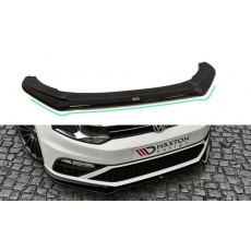 Maxton Design spoiler pod přední nárazník ver.2 pro Volkswagen Polo GTI Mk5 Facelift, černý lesklý plast ABS Maxton Design spoiler pod přední nárazník ver.2 pro Volkswagen Polo GTI Mk5 Facelift, černý lesklý plast ABS