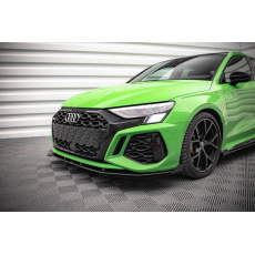 Maxton Design rohové spoilery pod přední nárazník pro Audi RS3 8Y, plast ABS bez povrchové úpravy