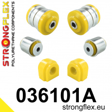 036101A: Strongflex Sada silentbloků předního zavěšení varianta SPORT 036101A: Strongflex Sada silentbloků předního zavěšení varianta SPORT