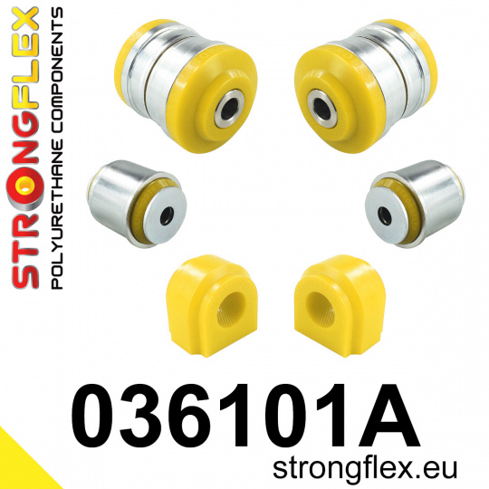 036101A: Strongflex Sada silentbloků předního zavěšení varianta SPORT