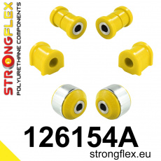126154A: Strongflex Sada silentbloků předního zavěšení varianta SPORT