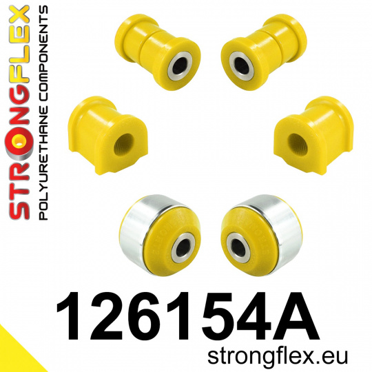 126154A: Strongflex Sada silentbloků předního zavěšení varianta SPORT