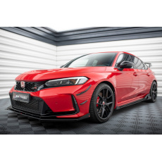 Maxton Design rohové spoilery pod přední nárazník pro Honda Civic Mk11 Type-R, černý lesklý plast ABS Maxton Design rohové spoilery pod přední nárazník pro Honda Civic Mk11 Type-R, černý lesklý plast ABS