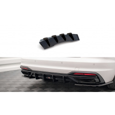 Maxton Design vložka zadního nárazníku pro Audi A4 B9 FL, černý lesklý plast ABS Maxton Design vložka zadního nárazníku pro Audi A4 B9 FL, černý lesklý plast ABS