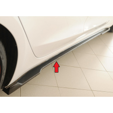 Rieger spoiler pod boční práh mont. strana pravá pro Tesla Model 3 003, 06/18-, plast ABS lakovaný do černé lesklé barvy