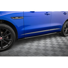 Maxton Design difuzory pod boční prahy pro Jaguar F-Pace R-Sport Mk1, černý lesklý plast ABS Maxton Design difuzory pod boční prahy pro Jaguar F-Pace R-Sport Mk1, černý lesklý plast ABS