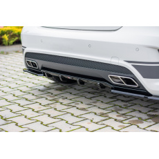 Maxton Design vložka zadního nárazníku pro Mercedes třída A W176/AMG, černý lesklý plast ABS Maxton Design vložka zadního nárazníku pro Mercedes třída A W176/AMG, černý lesklý plast ABS