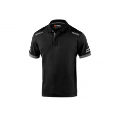 Sparco technické polo triko Toledo, barva: černo-šedá, velikost: XXL Sparco technické polo triko Toledo, barva: černo-šedá, velikost: XXL