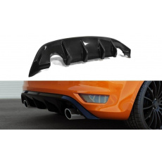 Maxton Design vložka zadního nárazníku pro Ford Focus ST Mk2 Facelift, černý lesklý plast ABS