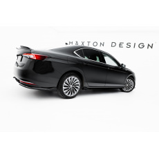 Maxton Design difuzory pod boční prahy ver.2 pro Škoda Superb Mk4, černý lesklý plast ABS