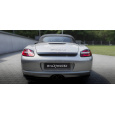 Maxton Design prodloužení spoileru pro Porsche Boxster 987, černý lesklý plast ABS