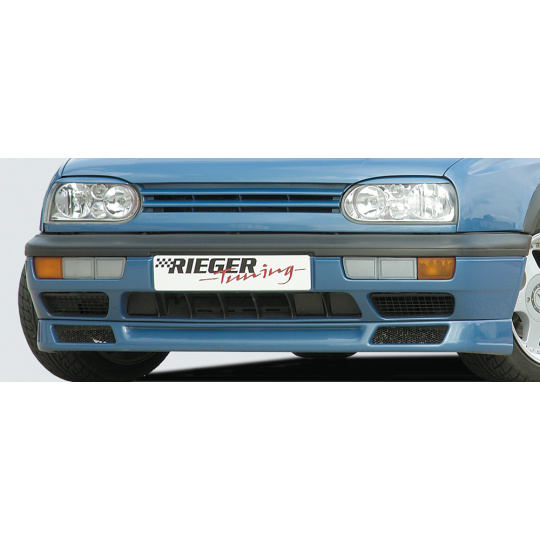 Rieger spoiler pod přední nárazník pro Volkswagen Golf 3 3-dvéř., 5-dvéř., kabriolet, plast ABS bez povrchové úpravy