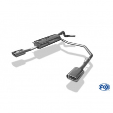 Fox Sportauspuff koncový tlumič výfuku s koncovkou 135x80 Typ 53 na obou stranách pro Volkswagen Golf IV s motorem 1.4, 1.6, 1.8, 1.9 SDI, 1.9 TDI, 2.0, 2.3