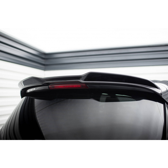 Maxton Design prodloužení spoileru 3d pro Ford S-Max Mk2, černý lesklý plast ABS, ST-Line