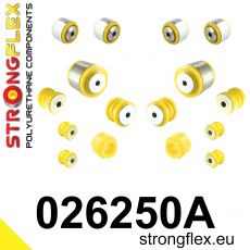 026250A: Strongflex Sada silentbloků předního zavěšení varianta SPORT