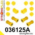 036125A: Strongflex Sada silentbloků zadního zavěšení varianta SPORT